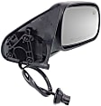 Passenger Side Mirror, Power Adjust, Manual Folding, Heated, Textured Black, No Signal Light, No Memory, No Puddle Light, No Auto-Dimming, No Blind Spot Feature