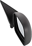 Passenger Side Mirror, Manual Adjust, Manual Folding, Non-Heated, Textured Black, No Signal Light, No Memory, No Puddle Light, No Auto-Dimming, No Blind Spot Feature