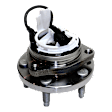 Front or Rear, Driver or Passenger Side Wheel Hub, With Bearing, With Sensor, 5 x 4.33 in. Bolt Pattern, RWD