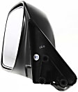 Driver Side Mirror, Power Adjust, Manual Folding, Heated, Textured Black, No Signal Light, No Memory, No Puddle Light, No Auto-Dimming, No Blind Spot Feature