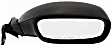 Passenger Side Mirror, Power Adjust, Manual Folding, Non-Heated, Textured Black, No Signal Light, No Memory, No Puddle Light, No Auto-Dimming, No Blind Spot Feature
