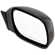 Passenger Side Mirror, Manual Adjust, Manual Folding, Non-Heated, Textured Black, No Signal Light, No Memory, No Puddle Light, No Auto-Dimming, No Blind Spot Feature