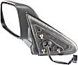 Driver Side Mirror, Power Adjust, Manual Folding, Non-Heated, Textured Black, No Signal Light, No Memory, No Puddle Light, No Auto-Dimming, No Blind Spot Feature
