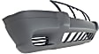 1999-2003 Jeep Grand Cherokee - Front Textured Bumper Cover, Laredo/Sport Models, Without Fog Lamp Holes