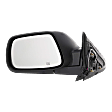 Driver Side Mirror, Power, Manual Folding, Heated, Textured Black, No Signal Light, No Memory, No Puddle Light, No Auto-Dimming, No Blind Spot Feature