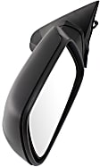 Driver Side Mirror, Power, Manual Folding, Heated, Textured Black, No Signal Light, No Memory, No Puddle Light, No Auto-Dimming, No Blind Spot Feature