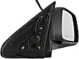 Passenger Side Mirror, Power, Manual Folding, Heated, Textured Black, Without Signal Light, Without memory, Without Puddle Light, Without Auto-Dimming, Without Blind Spot Feature