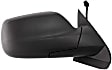 Passenger Side Mirror, Power, Manual Folding, Heated, Textured Black, Without Signal Light, Without memory, Without Puddle Light, Without Auto-Dimming, Without Blind Spot Feature