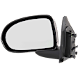 Driver Side Mirror, Power Adjust, Manual Folding, Non-Heated, Textured Black, No Signal Light, No Memory, No Puddle Light, No Auto-Dimming, No Blind Spot Feature