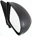 Passenger Side Mirror, Power Adjust, Manual Folding, Non-Heated, Textured Black, No Signal Light, No Memory, No Puddle Light, No Auto-Dimming, No Blind Spot Feature