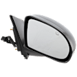 Passenger Side Mirror, Power Adjust, Heated, Manual Folding, Textured Black, No Signal Light, No Memory, No Puddle Light, No Auto-Dim, No Blind Spot Feature