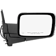 Passenger Side Mirror, Power, Manual Folding, Heated, Paintable, No Signal Light, No Memory, No Puddle Light, No Auto-Dimming, No Blind Spot Feature