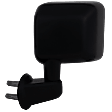Driver Side Mirror, Manual Adjust, Manual Folding, Non-Heated, Textured Black, No Signal Light, No Memory, No Puddle Light, No Auto-Dimming, No Blind Spot Feature