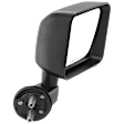 Passenger Side Mirror, Manual Adjust, Manual Folding, Non-Heated, Textured Black, No Signal Light, No Memory, No Puddle Light, No Auto-Dimming, No Blind Spot Feature
