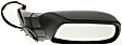 Passenger Side Mirror, Power Adjust, Manual Folding, Heated, Textured Black, No Signal Light, With memory, No Puddle Light, No Auto-Dimming, No Blind Spot Feature
