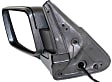 Driver Side Mirror, Power Adjust, Manual Folding, Heated, Textured Black, No Signal Light, With memory, No Puddle Light, No Auto-Dimming, No Blind Spot Feature