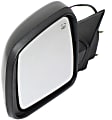2011 Jeep Grand Cherokee Overland - Driver Side Mirror, Power Adjust, Heated, Paintable, Manual Folding, No Signal Light, No Blind Spot Feature, No Memory, No Puddle Light, No Auto-Dimming