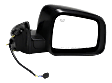 2017 Jeep Grand Cherokee - Passenger Side Mirror, Power Adjust, Heated, Paintable, Manual Folding, No Signal Light, No Blind Spot Feature, No Memory, No Puddle Light, No Auto-Dimming