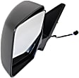 Driver Side Mirror, Power, Manual Folding, Non-Heated, Textured Black, No Signal Light, No Memory, No Puddle Light, No Auto-Dimming, No Blind Spot Feature