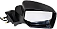 Passenger Side Mirror, Power, Manual Folding, Non-Heated, Textured Black, No Signal Light, No Memory, No Puddle Light, No Auto-Dimming, No Blind Spot Feature