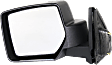 Driver Side Mirror, Manual Adjust, Manual Folding, Non-Heated, Textured Black, No Signal Light, No Memory, No Puddle Light, No Auto-Dimming, No Blind Spot Feature