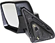Driver Side Mirror, Manual Adjust, Manual Folding, Non-Heated, Textured Black, No Signal Light, No Memory, No Puddle Light, No Auto-Dimming, No Blind Spot Feature