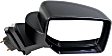 Passenger Side Mirror, Manual Adjust, Manual Folding, Non-Heated, Textured Black, No Signal Light, No Memory, No Puddle Light, No Auto-Dimming, No Blind Spot Feature