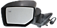 Driver Side Mirror, Power, Manual Folding, Heated, Textured Black, No Signal Light, No Memory, No Puddle Light, No Auto-Dimming, No Blind Spot Feature