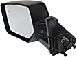 Driver Side Mirror, Power, Manual Folding, Heated, Textured Black, No Signal Light, No Memory, No Puddle Light, No Auto-Dimming, No Blind Spot Feature