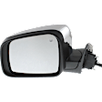 Driver Side Mirror, Power Adjust, Heated, Manual Folding, Chrome, In-housing Signal Light, With Memory, No Puddle Light, No Auto-Dimming, No Blind Spot Feature
