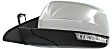 Driver Side Mirror, Power Adjust, Heated, Manual Folding, Chrome, In-housing Signal Light, With Memory, No Puddle Light, No Auto-Dimming, No Blind Spot Feature