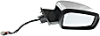 2011 Jeep Grand Cherokee - Passenger Side Mirror, Power Adjust, Heated, Chrome, Manual Folding, In-housing Signal Light, No Blind Spot Feature, With Memory, No Puddle Light, No Auto-Dimming