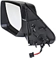 Driver Side Mirror, Power Adjust, Manual Folding, Heated, Textured Black, No Signal Light, No Memory, No Puddle Light, No Auto-Dimming, No Blind Spot Feature