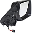 Passenger Side Mirror, Power Adjust, Manual Folding, Heated, Textured Black, No Signal Light, No Memory, No Puddle Light, No Auto-Dimming, No Blind Spot Feature