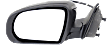 Driver Side Mirror, Power Adjust, Non-Heated, Manual Folding, Paintable, No Signal Light, No Memory, No Puddle Light, No Auto-Dim, No Blind Spot Feature