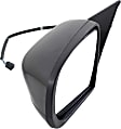 Driver Side Mirror, Power Adjust, Non-Heated, Manual Folding, Paintable, No Signal Light, No Memory, No Puddle Light, No Auto-Dim, No Blind Spot Feature