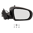 Passenger Side Mirror, Power Adjust, Heated, Manual Folding, Paintable, No Signal Light, No Memory, No Puddle Light, No Auto-Dim, No Blind Spot Feature