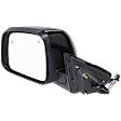 Driver Side Mirror, Power Adjust, Heated, Manual Folding, Paintable, In-housing Signal Light, With Memory, No Puddle Light, No Auto-Dim, With Blind Spot Detection in Glass