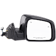 2012 Jeep Grand Cherokee - Passenger Side Mirror, Power Adjust, Heated, Paintable, Manual Folding, In-housing Signal Light, With Blind Spot Detection in Glass, With Memory, No Puddle Light, No Auto-Dimming