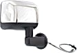 Passenger Side Mirror, Power Adjust, Manual Folding, Heated, Chrome, No Signal Light, No Memory, No Puddle Light, No Auto-Dimming, No Blind Spot Feature