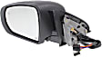 Driver Side Mirror, Power Adjust, Heated, Manual Folding, Paintable, In-housing Signal Light, No Memory, With Puddle Light, No Auto-Dim, With Blind Spot Detection in Glass