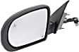 Driver Side Mirror, Power Adjust, Heated, Manual Folding, Paintable, In-housing Signal Light, No Memory, With Puddle Light, No Auto-Dim, With Blind Spot Detection in Glass