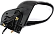 Passenger Side Mirror, Power Adjust, Heated, Manual Folding, Paintable, No Signal Light, No Memory, No Puddle Light, No Auto-Dim, No Blind Spot Feature