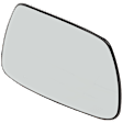 Passenger Side Mirror Glass, Non-Heated, No Blind Spot Feature