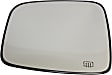 Driver Side Mirror Glass, Heated, No Blind Spot Feature