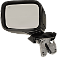 Driver Side Mirror, Power Adjust, Manual Folding, Heated, Paintable, In-housing Signal Light, With memory, No Puddle Light, No Auto-Dimming, With Blind Spot Detection in Glass