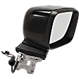 Passenger Side Mirror, Power Adjust, Manual Folding, Heated, Paintable, No Signal Light, No Memory, No Puddle Light, No Auto-Dimming, With Blind Spot Detection in Glass