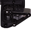 2022 Jeep Wrangler - Passenger Side Mirror, Power Adjust, Heated, Textured Black, Manual Folding, No Signal Light, With Blind Spot Detection in Glass, No Memory, No Puddle Light, No Auto-Dimming