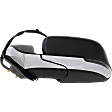 Driver Side Mirror, Power Adjust, Heated, Manual Folding, Paintable, In-housing Signal Light, No Memory, No Puddle Light, No Auto-Dim, No Blind Spot Feature