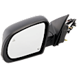 Driver Side Mirror, Power Adjust, Heated, Manual Folding, Paintable, In-housing Signal Light, No Memory, No Puddle Light, No Auto-Dim, With Blind Spot Detection in Glass